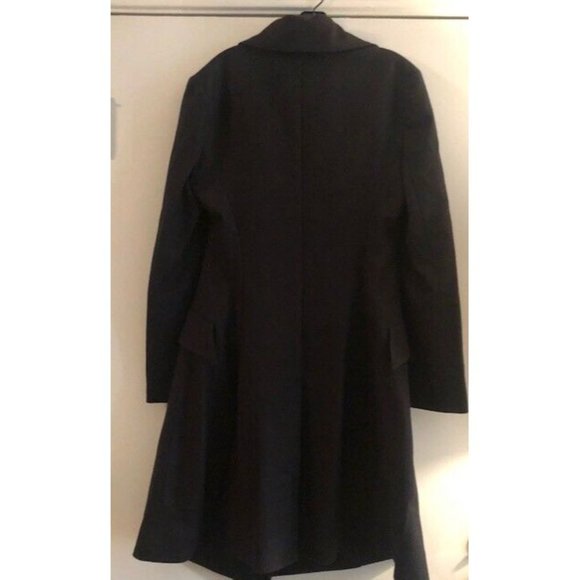 NWT VIVIENNE WESTWOOD SOLD OUT ANGLOMANIA NAVY JABOT MELTON WOOL COAT US 10 - Picture 10 of 13